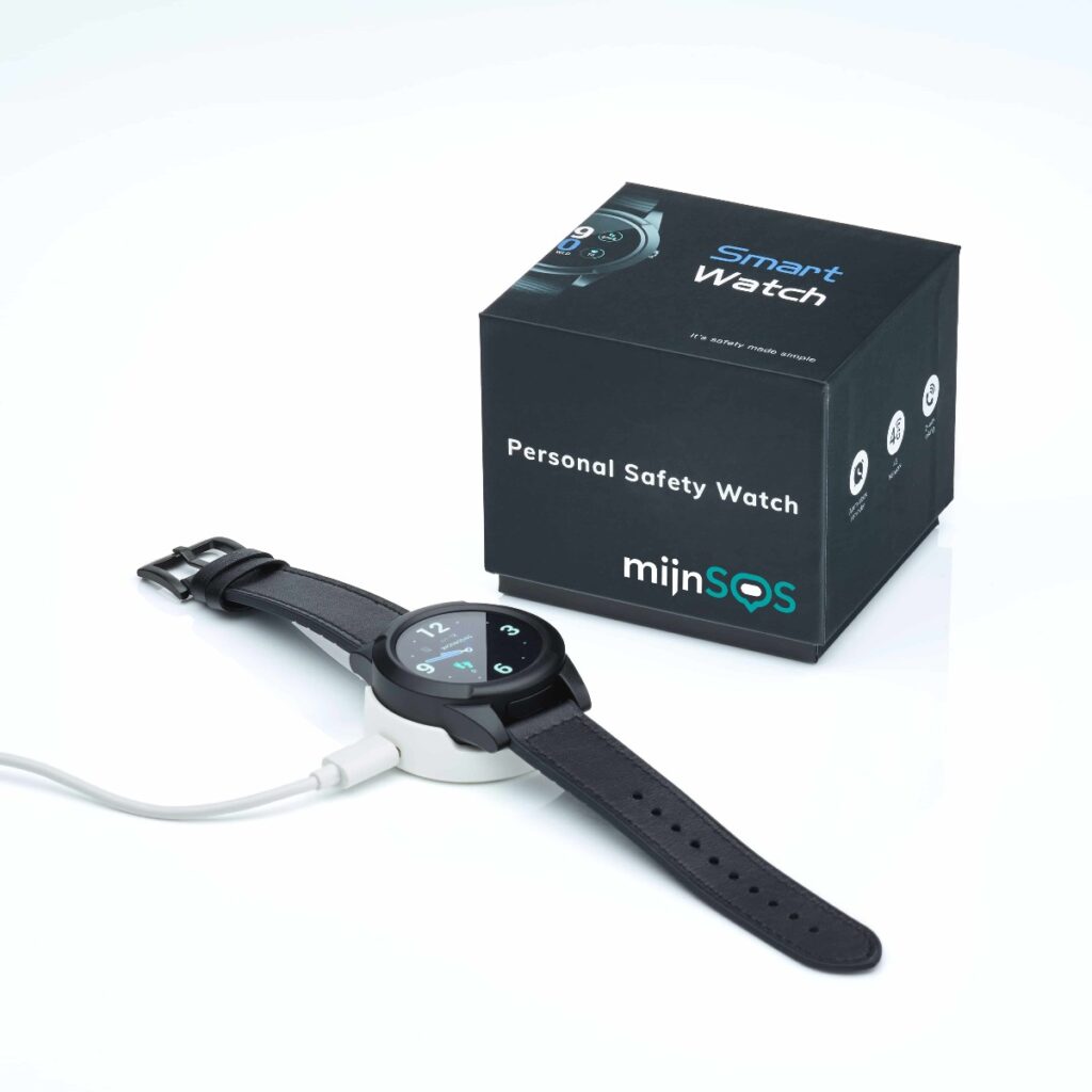 mijnSOS MS5x smart 4G-alarmhorloge met touchscreen