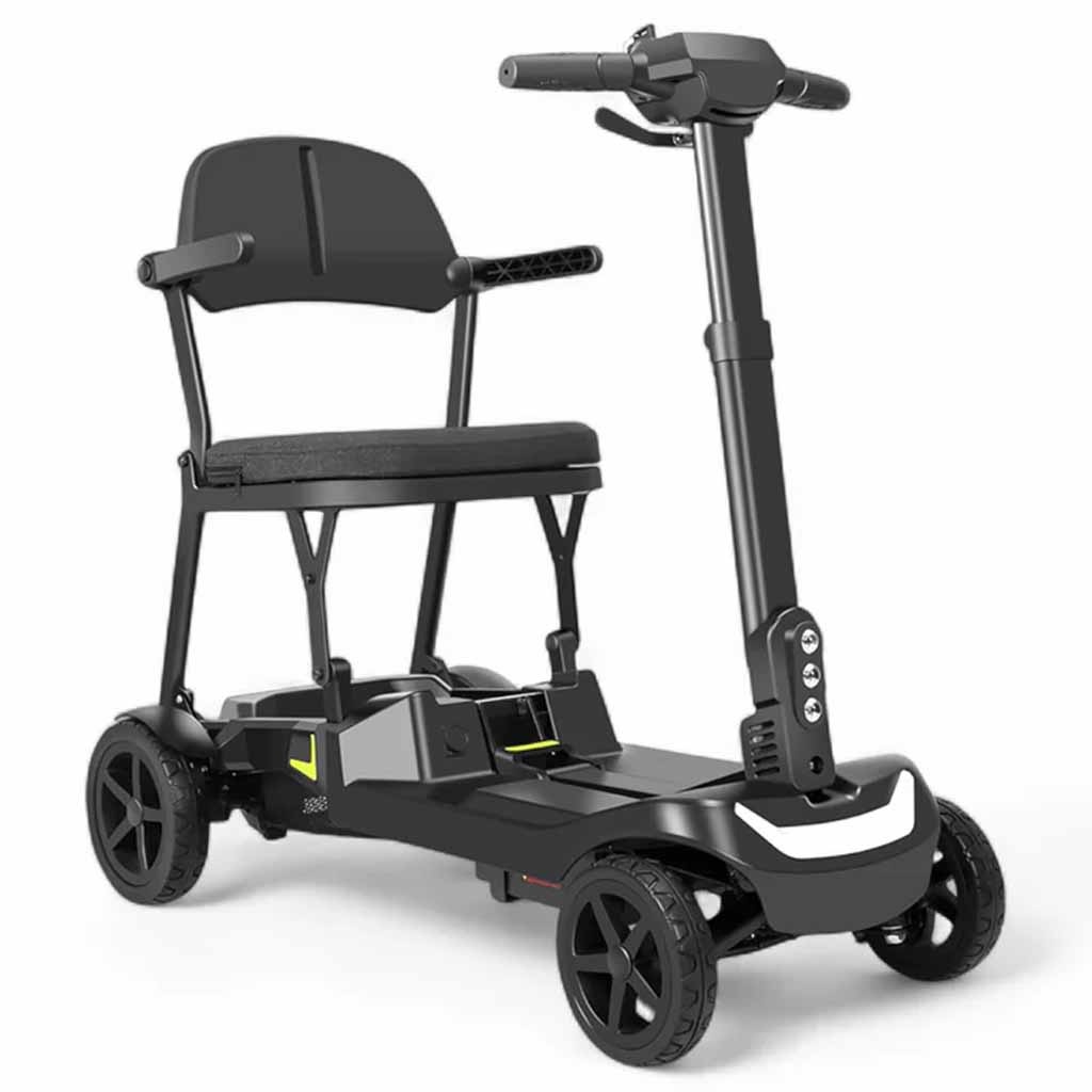 Zwarte IVA Traveler 500 opvouwbare scootmobiel