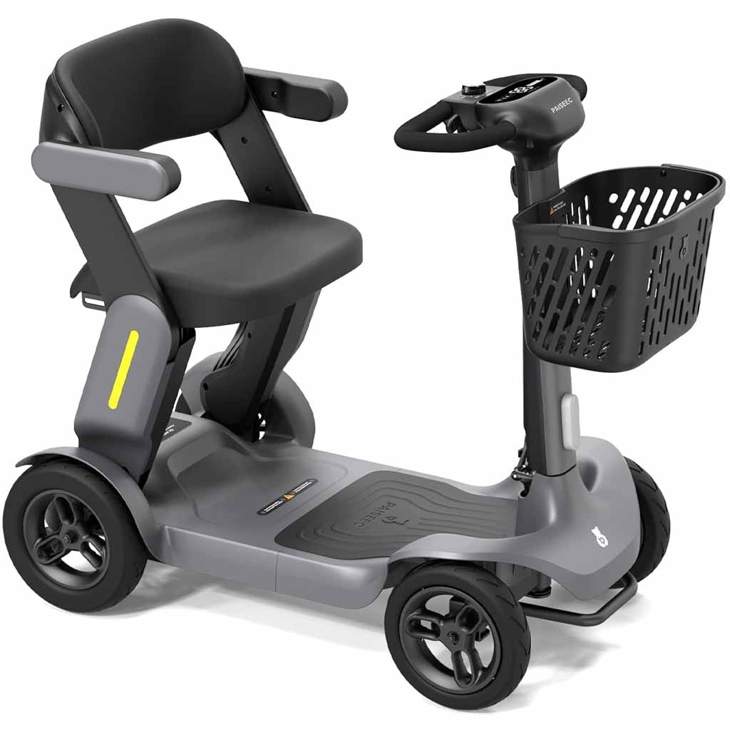 Grijze Paiseec S3 inklapbare scootmobiel