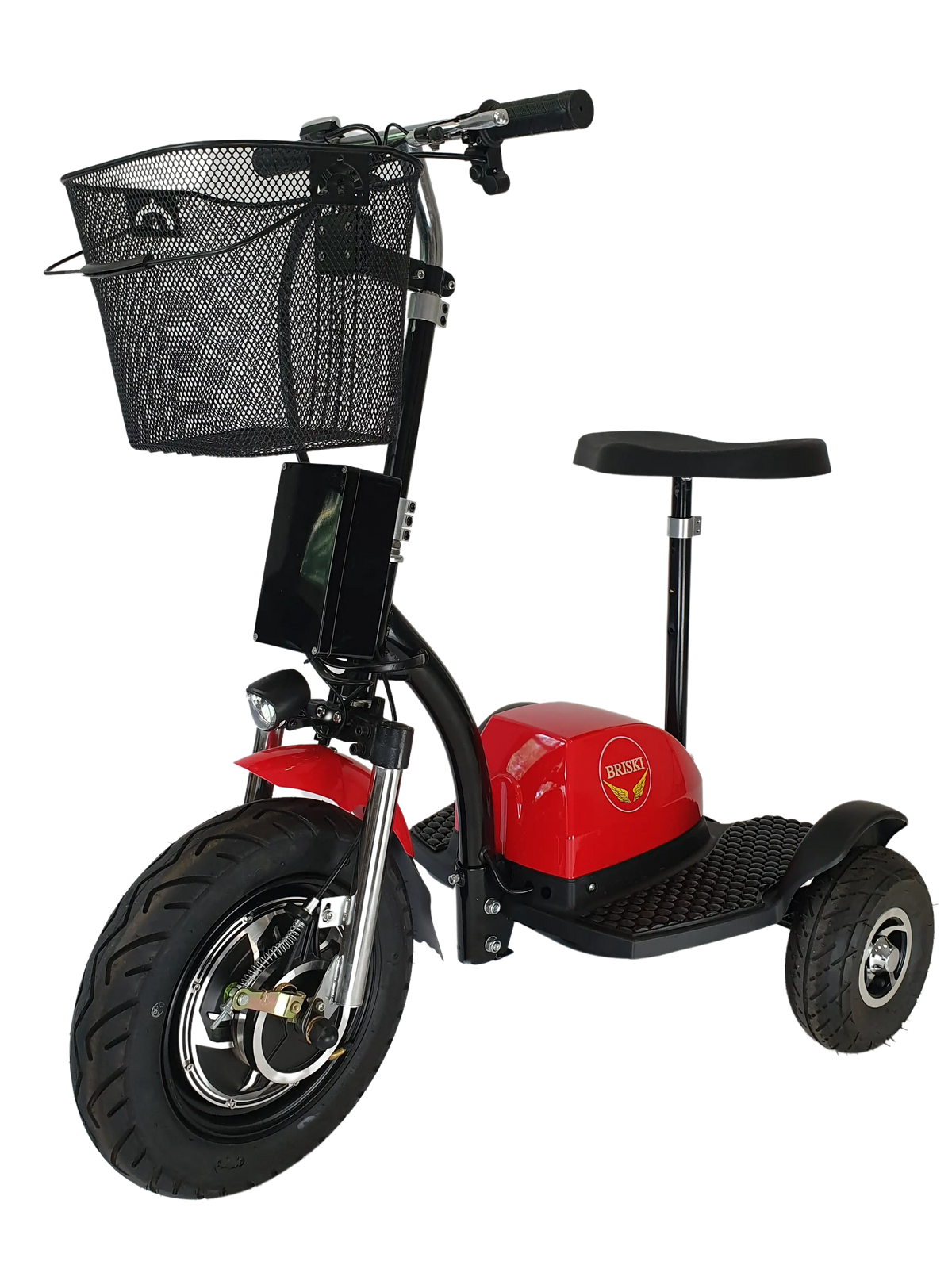 Hippe Scootmobiel Briski – Demo Model Rood (Met Volledige Garantie)