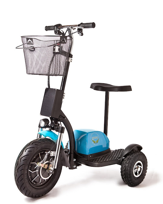 Scootmobiel Briski Demo Blauw incl Knikstuur